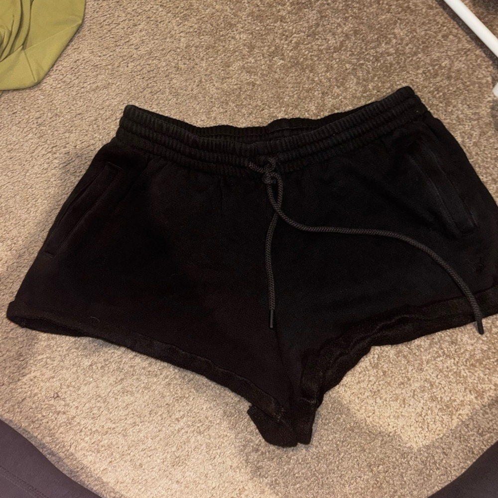 PINK Victoria's Secret Black Athletic Shorts